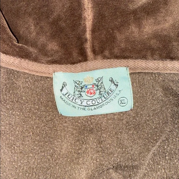 Juicy Couture Chocolate Brown Hoodie - Picture 2 of 3